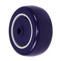 Durastar Wheel; 3X1.25 Polyurethane|Polyolefin (Purple L Gray); 3/8" Precision 314PPU34P